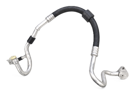 Ansaugrohr für die Klimaanlage. Porsche 955 Cayenne S / Turbo / Turbo S 4,5 l, Baujahre 2003–2006 - 95557309200, 95557309201, 95557309202